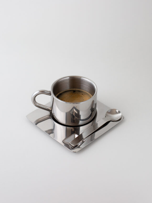 Recta Steel Cup and Saucer