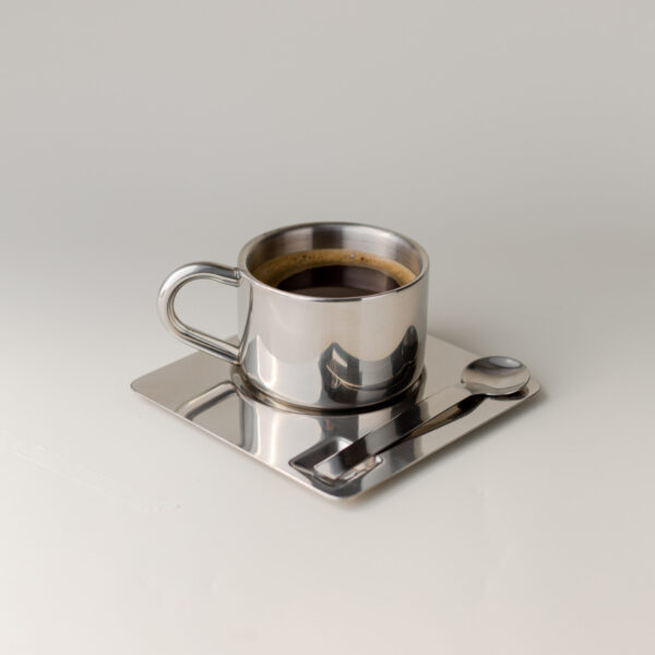 Coffee Cup Set with Saucer & Spoon